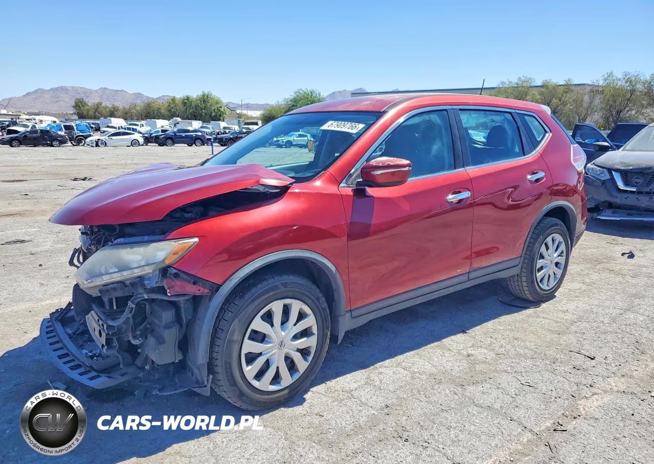 2015 Nissan Rogue S VIN:KNMAT2MT7FP589253 - 1