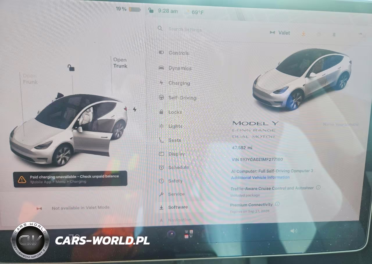 2021 Tesla Model Y VIN:5YJYGAEE1MF277160 - 9