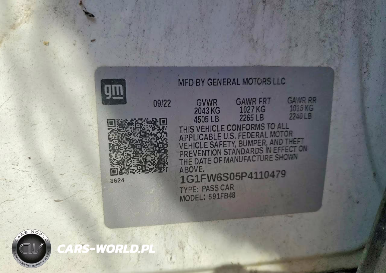 2023 Chevrolet Bolt Ev 1Lt VIN:1G1FW6S05P4110479 - 12