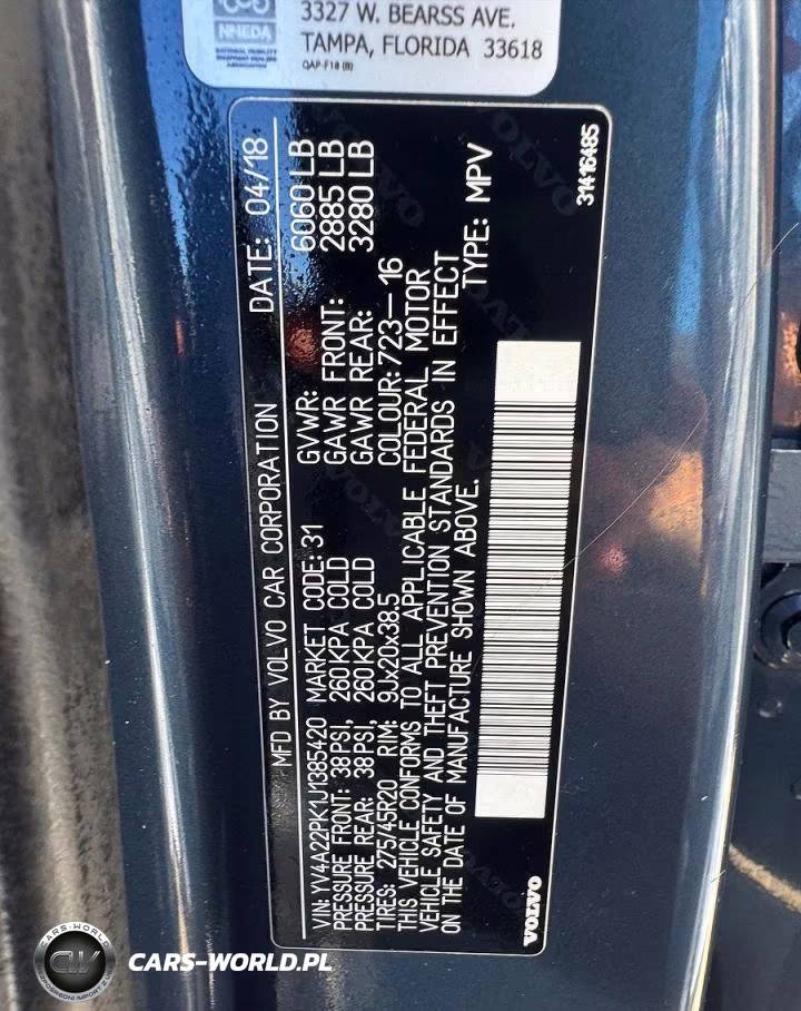 2018 Volvo Xc90 T6 Momentum VIN:YV4A22PK1J1385420 - 13