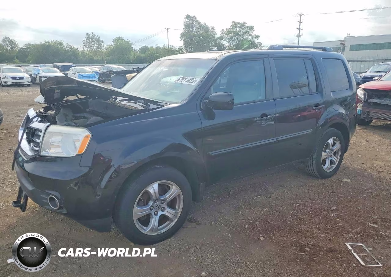 2012 Honda Pilot Exl VIN:5FNYF4H5XCB009514 - 1