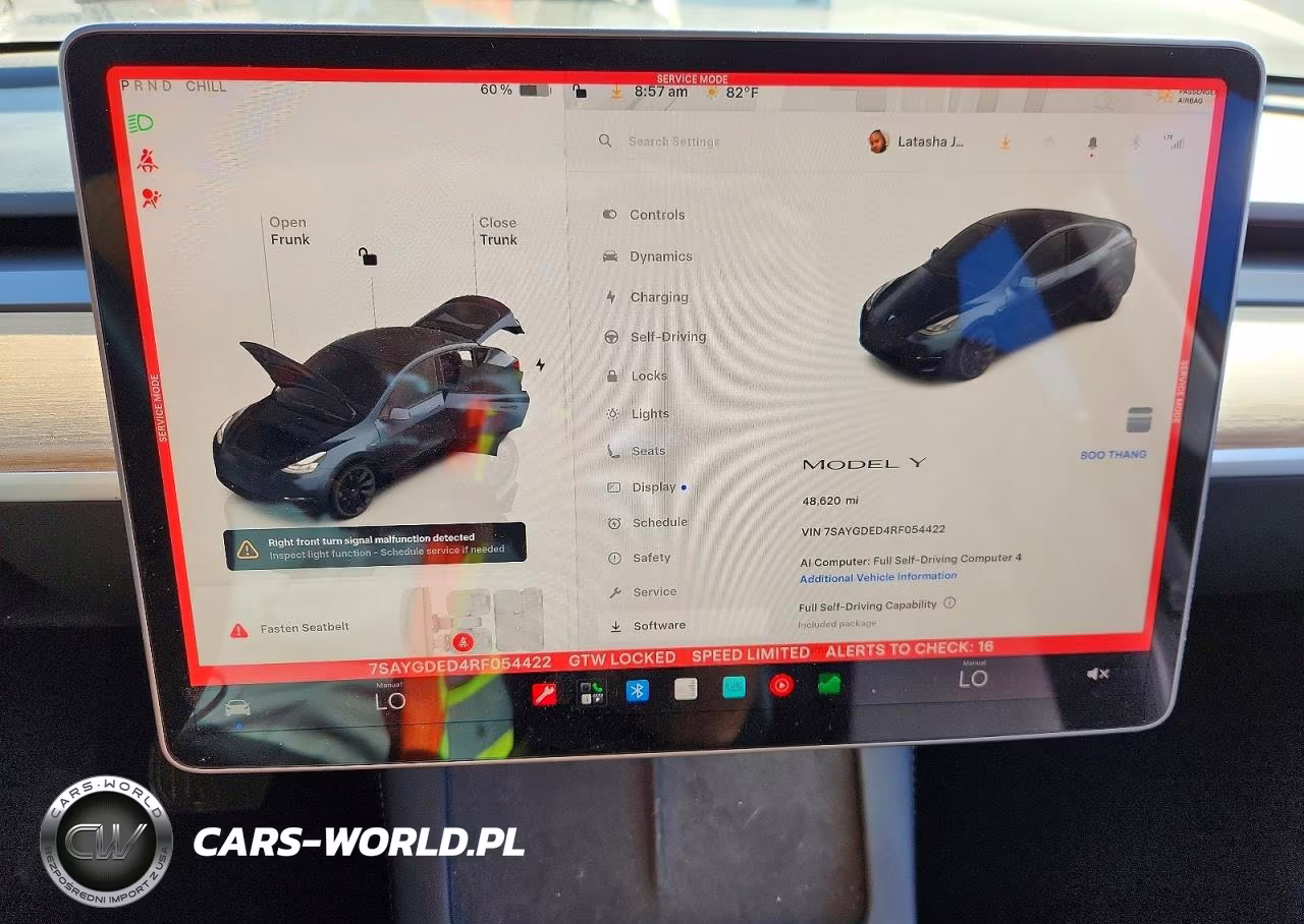 2024 Tesla Model Y VIN:7SAYGDED4RF054422 - 9