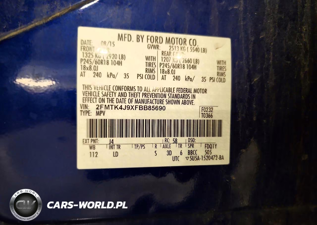 2015 Ford Edge Sel VIN:2FMTK4J9XFBB85690 - 14