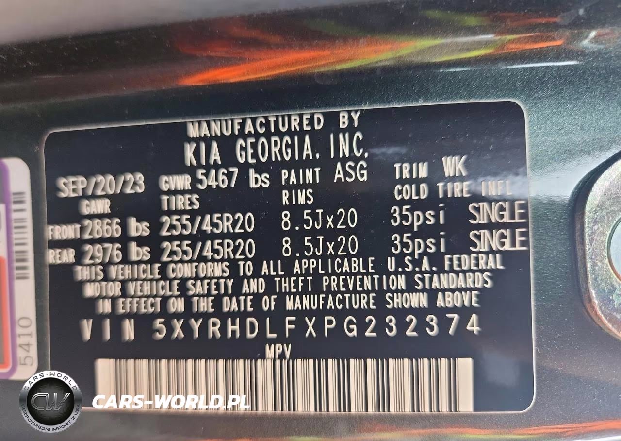 2023 Kia Sorento Ex VIN:5XYRHDLFXPG232374 - 13