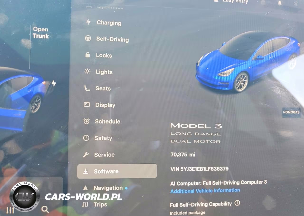 2020 Tesla Model 3 VIN:5YJ3E1EB1LF636379 - 9