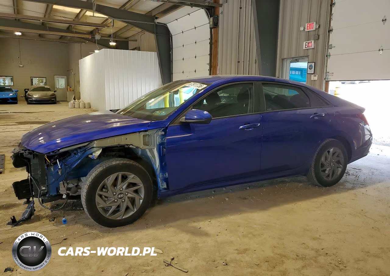 2024 Hyundai Elantra Blue VIN:KMHLM4DJ8RU106290 - 1