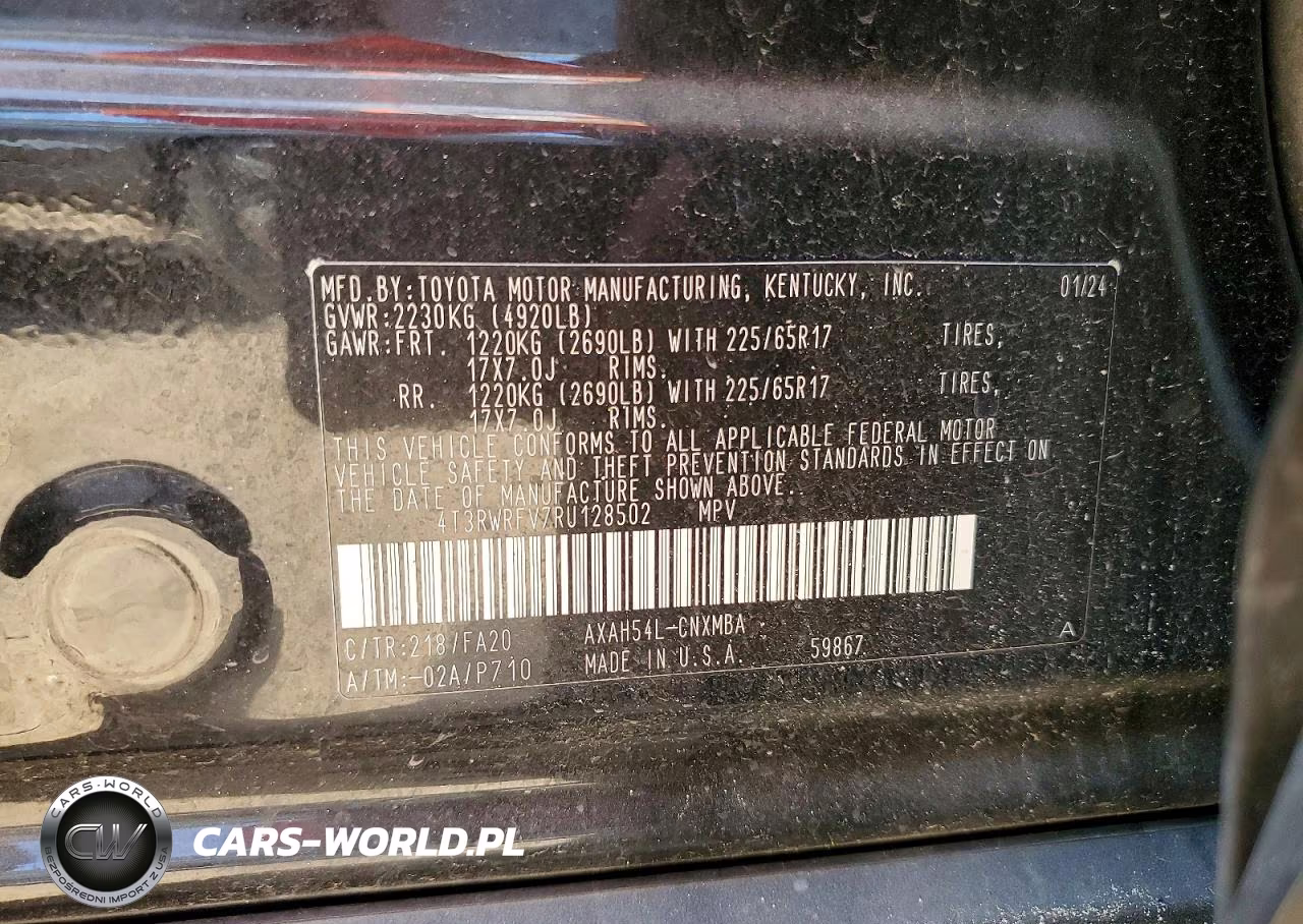 2024 Toyota Rav4 Hybrid Xle VIN:4T3RWRFV7RU128502 - 14