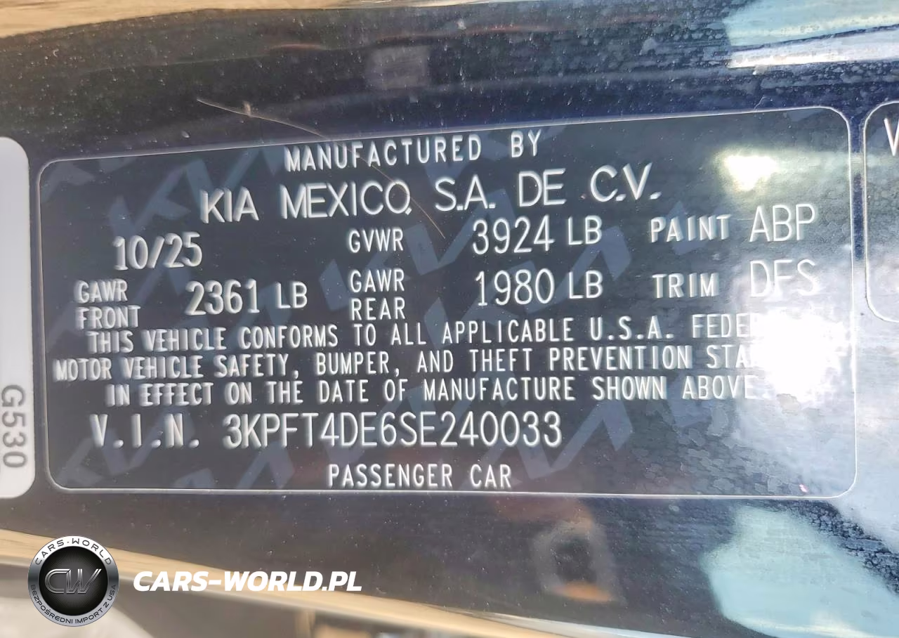 2025 Kia K4 Lx VIN:3KPFT4DE6SE240033 - 12