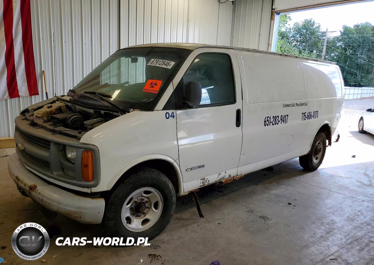 2001 Chevrolet Express G3500 Delivery Van VIN:1GCHG39R111174964 - 1