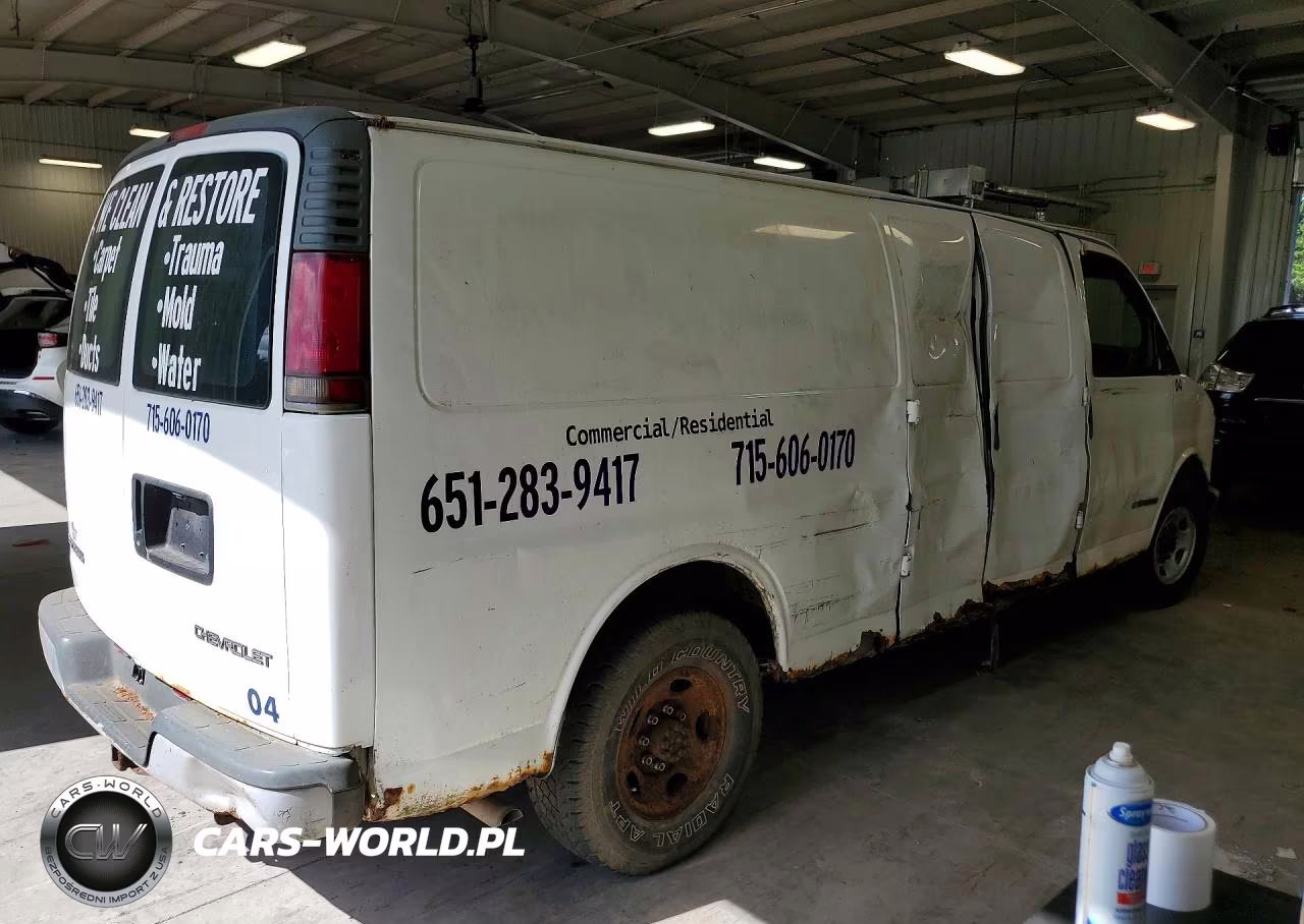 2001 Chevrolet Express G3500 Delivery Van VIN:1GCHG39R111174964 - 3