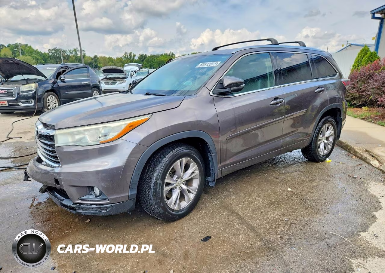 2015 Toyota Highlander Xle VIN:5TDJKRFH1FS152360 - 1