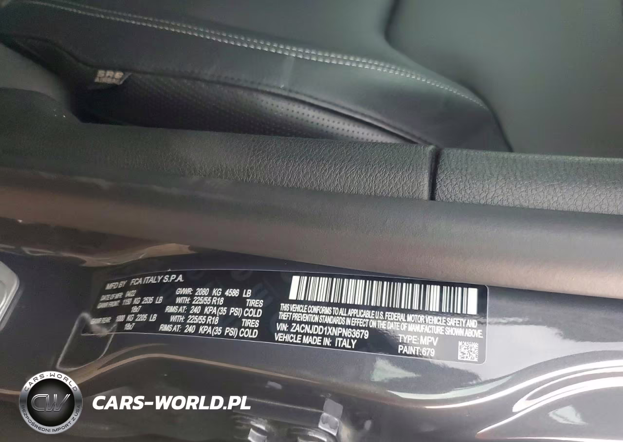 2022 Jeep Renegade Limited VIN:ZACNJDD1XNPN63679 - 13