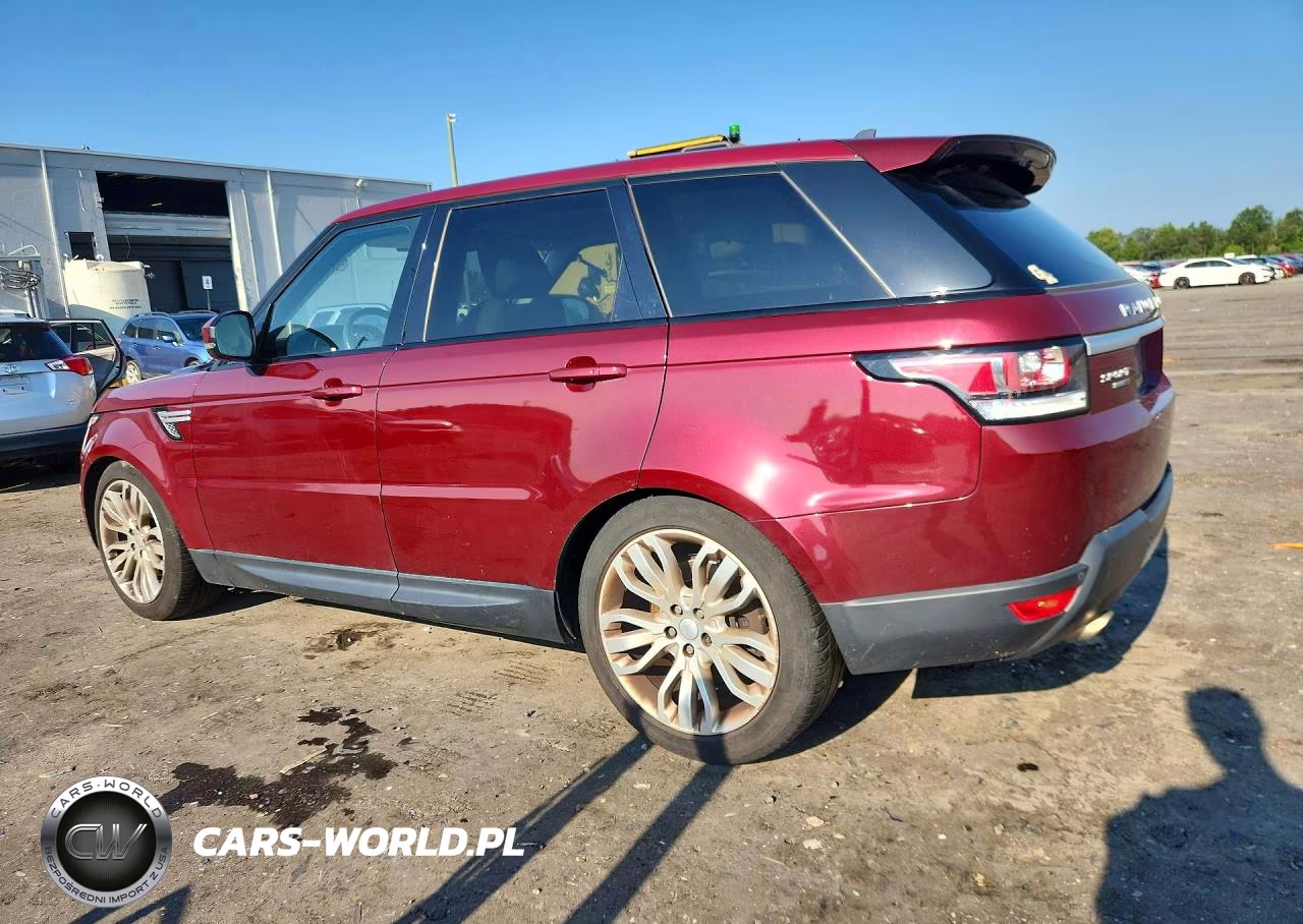 2016 Land Rover Range Rover Sport Hse VIN:SALWR2PF3GA119146 - 2