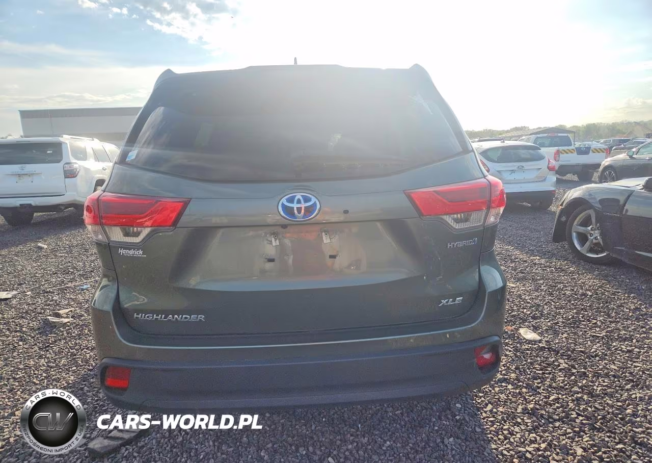 2019 Toyota Highlander Hybrid Xle VIN:5TDJGRFH6KS069700 - 6