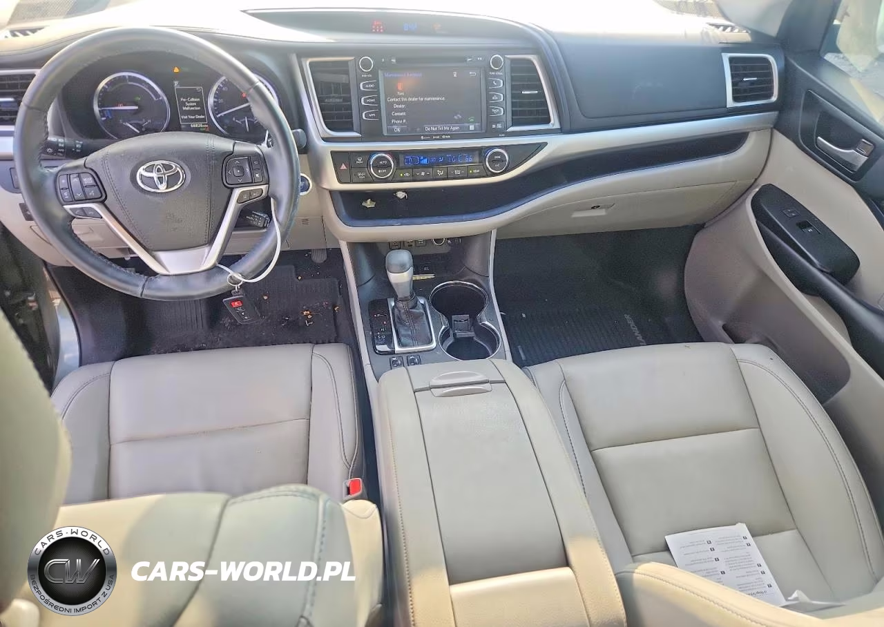 2019 Toyota Highlander Hybrid Xle VIN:5TDJGRFH6KS069700 - 8