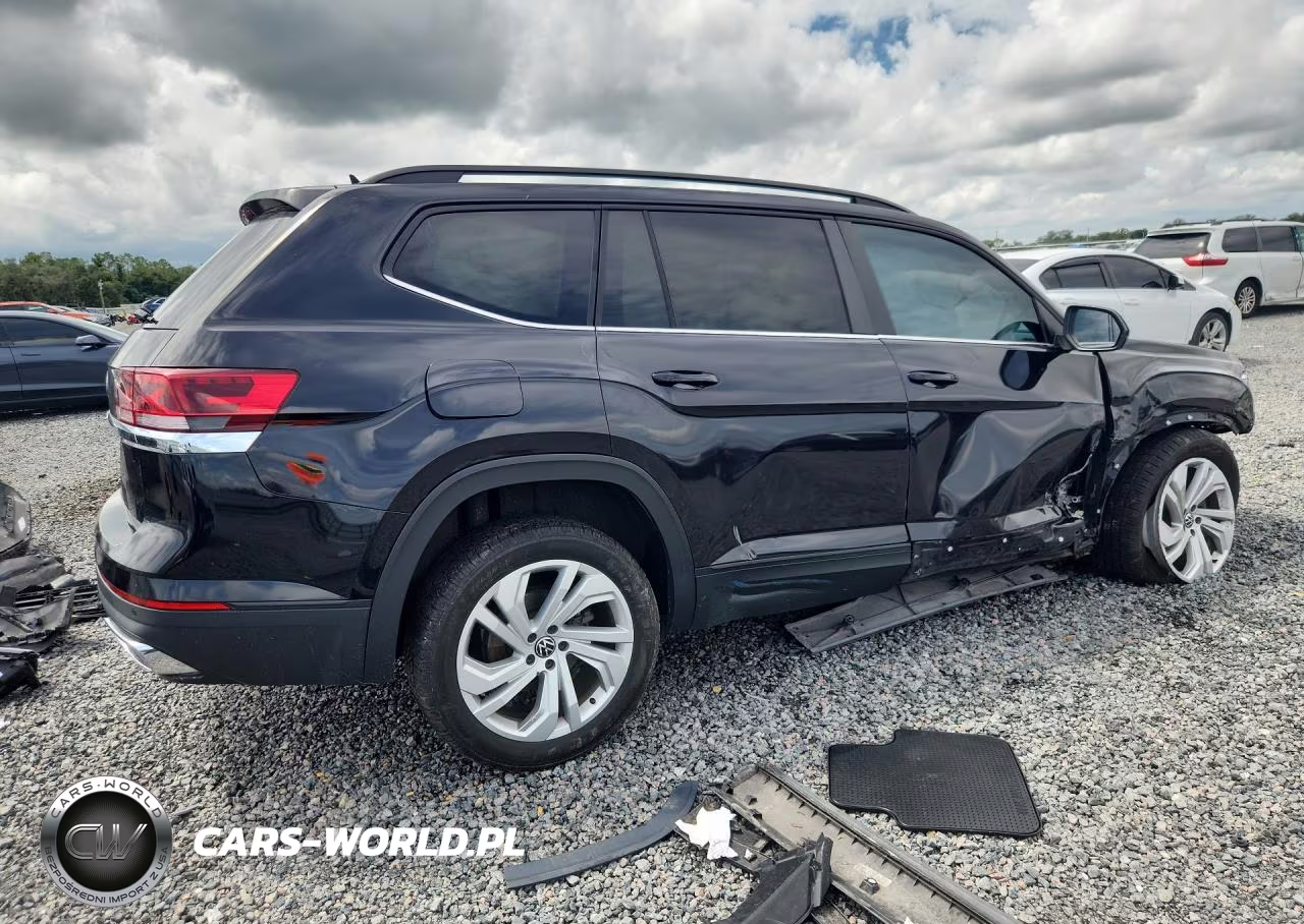 2021 Volkswagen Atlas Se VIN:1V2JR2CA1MC545332 - 3