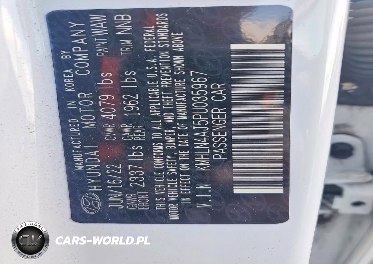 2023 Hyundai Elantra Limited VIN:KMHLN4AJ5PU035967 - 12
