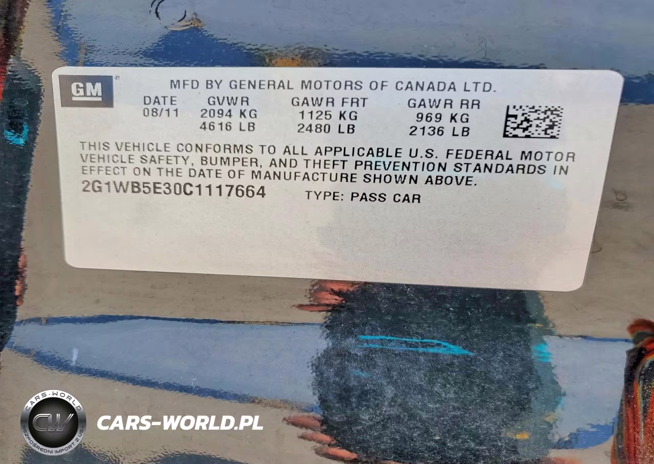 2012 Chevrolet Impala Lt VIN:2G1WB5E30C1117664 - 13