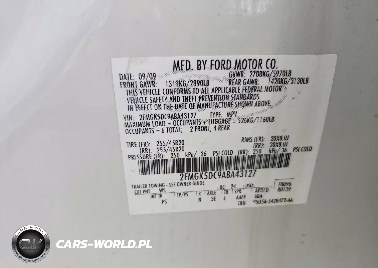 2010 Ford Flex Limited VIN:2FMGK5DC9ABA43127 - 14