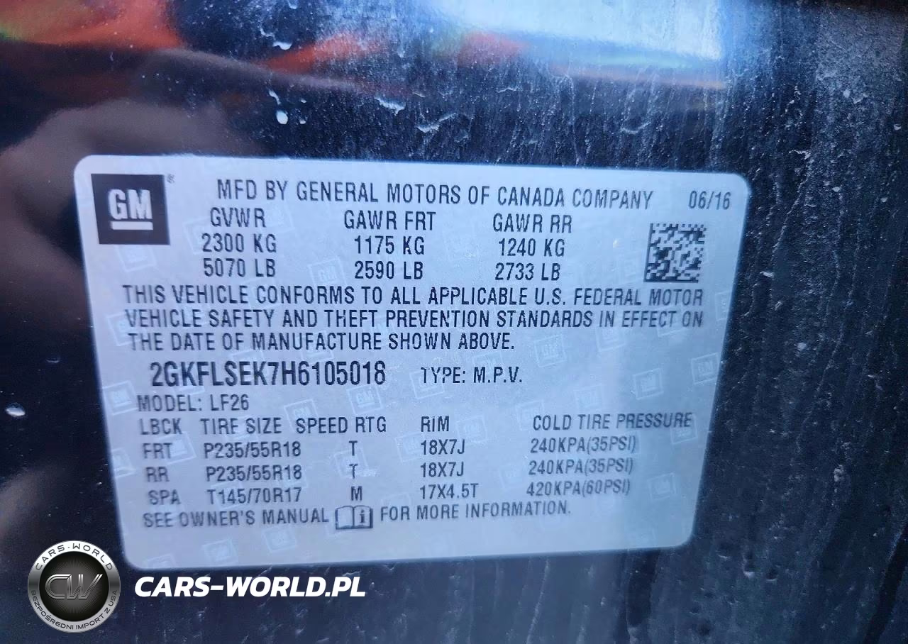 2017 GMC Terrain Sle VIN:2GKFLSEK7H6105018 - 13