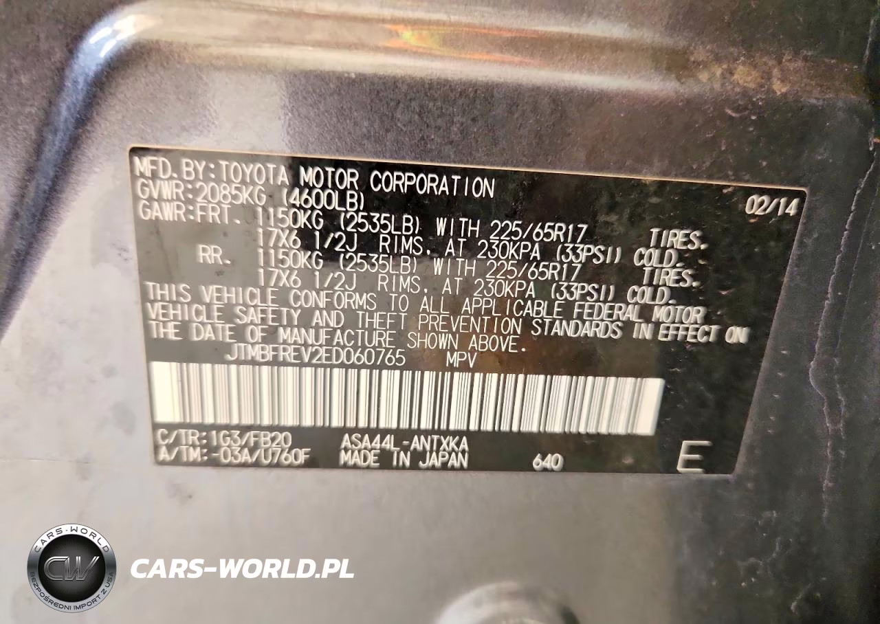 2014 Toyota Rav4 Le VIN:4T1B11HK6KU770163 - 12
