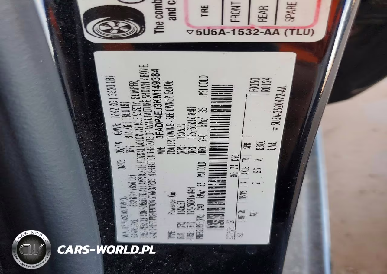 2019 Ford Fiesta Se VIN:3FADP4EJ3KM149384 - 12
