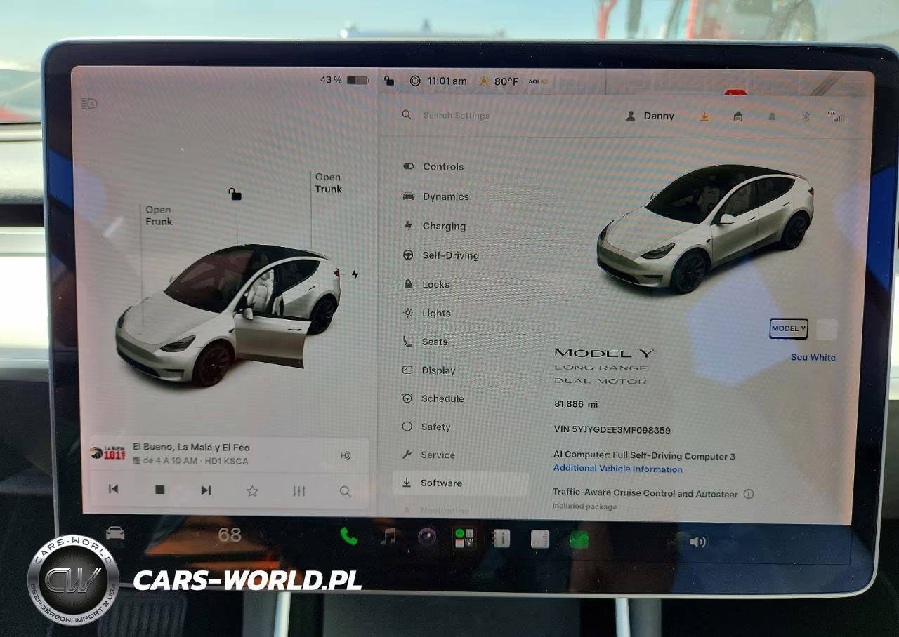 2021 Tesla Model Y VIN:5YJYGDEE3MF098359 - 9