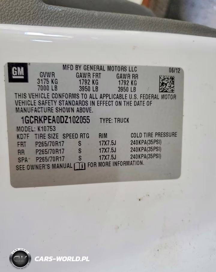 2013 Chevrolet Silverado K1500 VIN:1GCRKPEA0DZ102055 - 12
