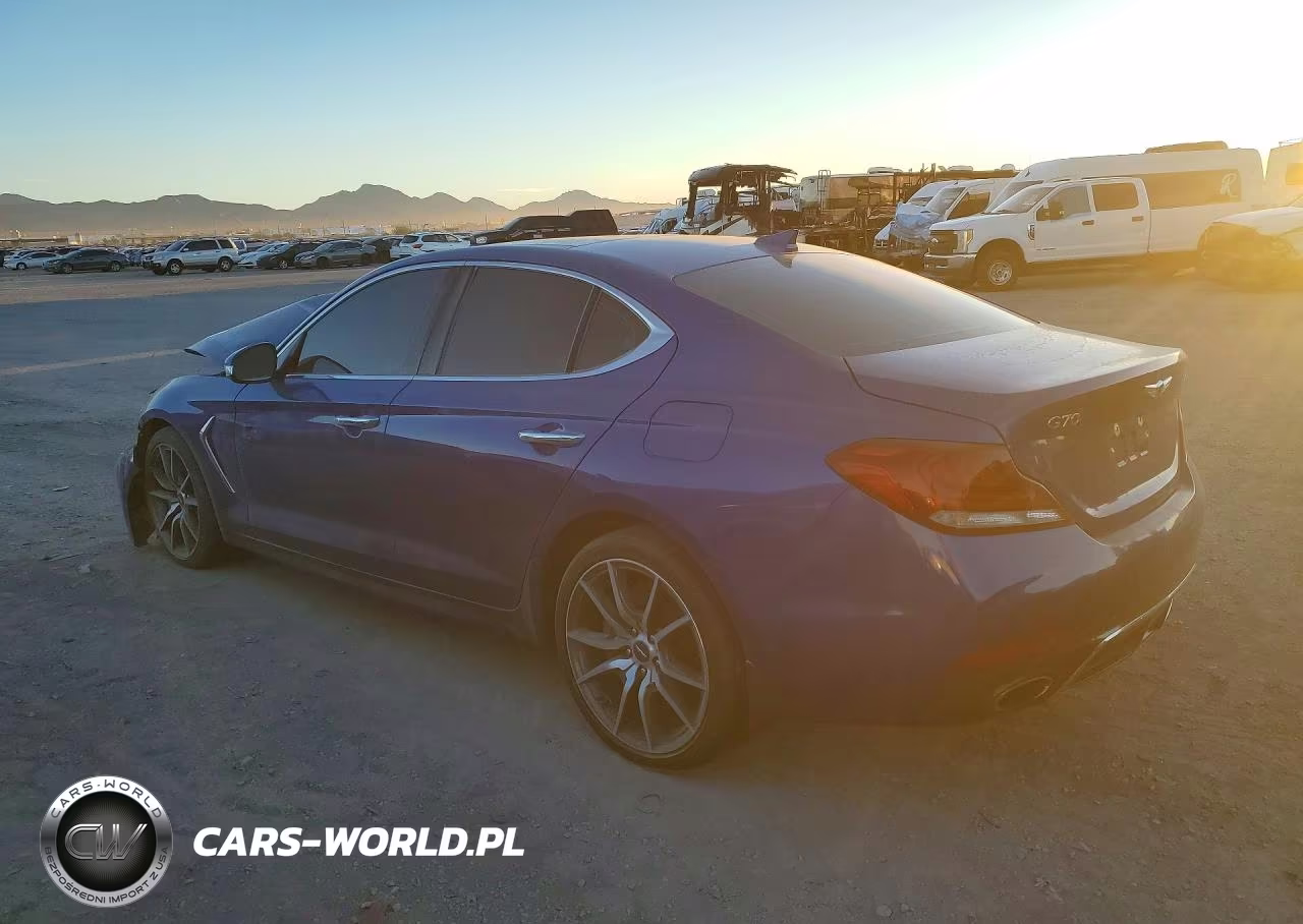 2019 Genesis G70 3.3T Advanced VIN:KMTG34LE3KU027307 - 2