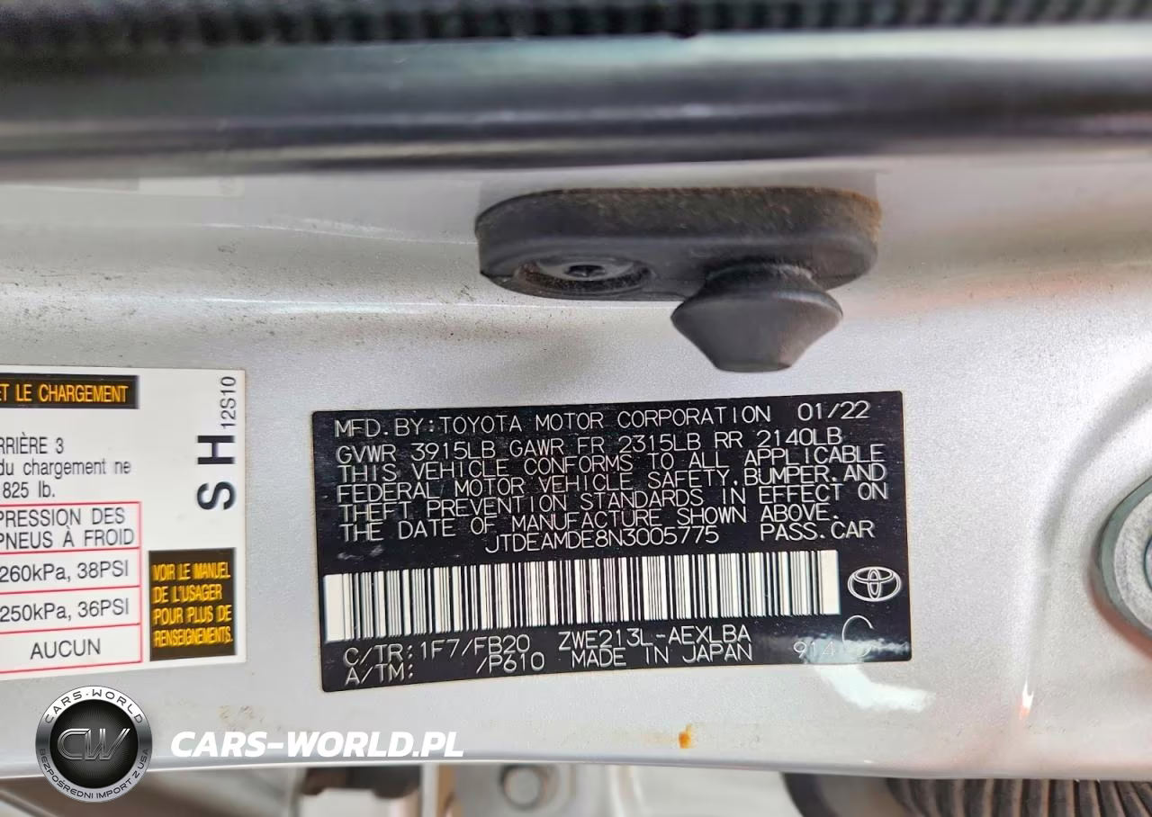 2022 Toyota Corolla Le VIN:JTDEAMDE8N3005775 - 13