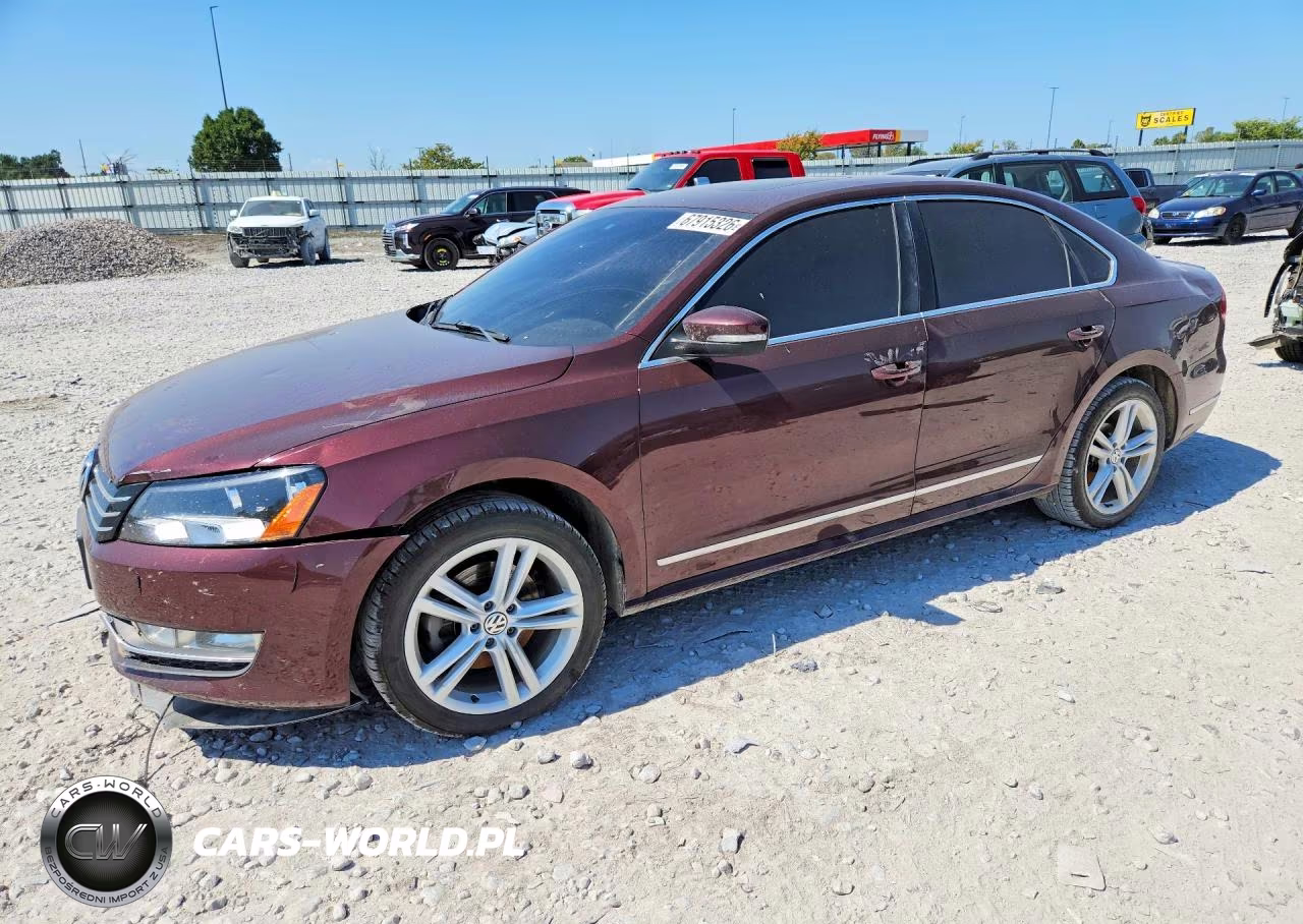 2013 Volkswagen Passat Sel VIN:1VWCN7A35DC141146 - 1
