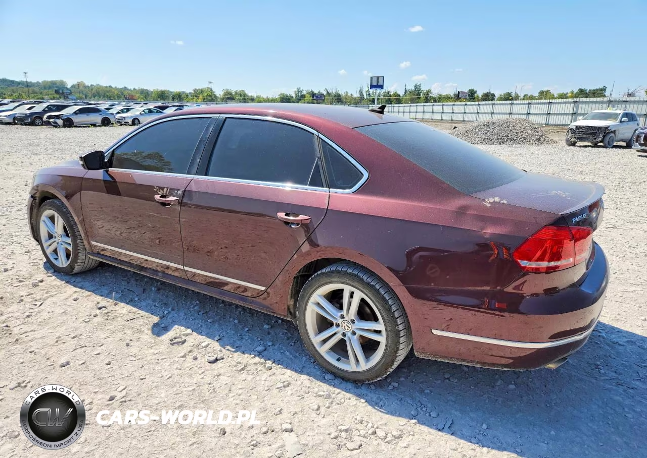 2013 Volkswagen Passat Sel VIN:1VWCN7A35DC141146 - 2