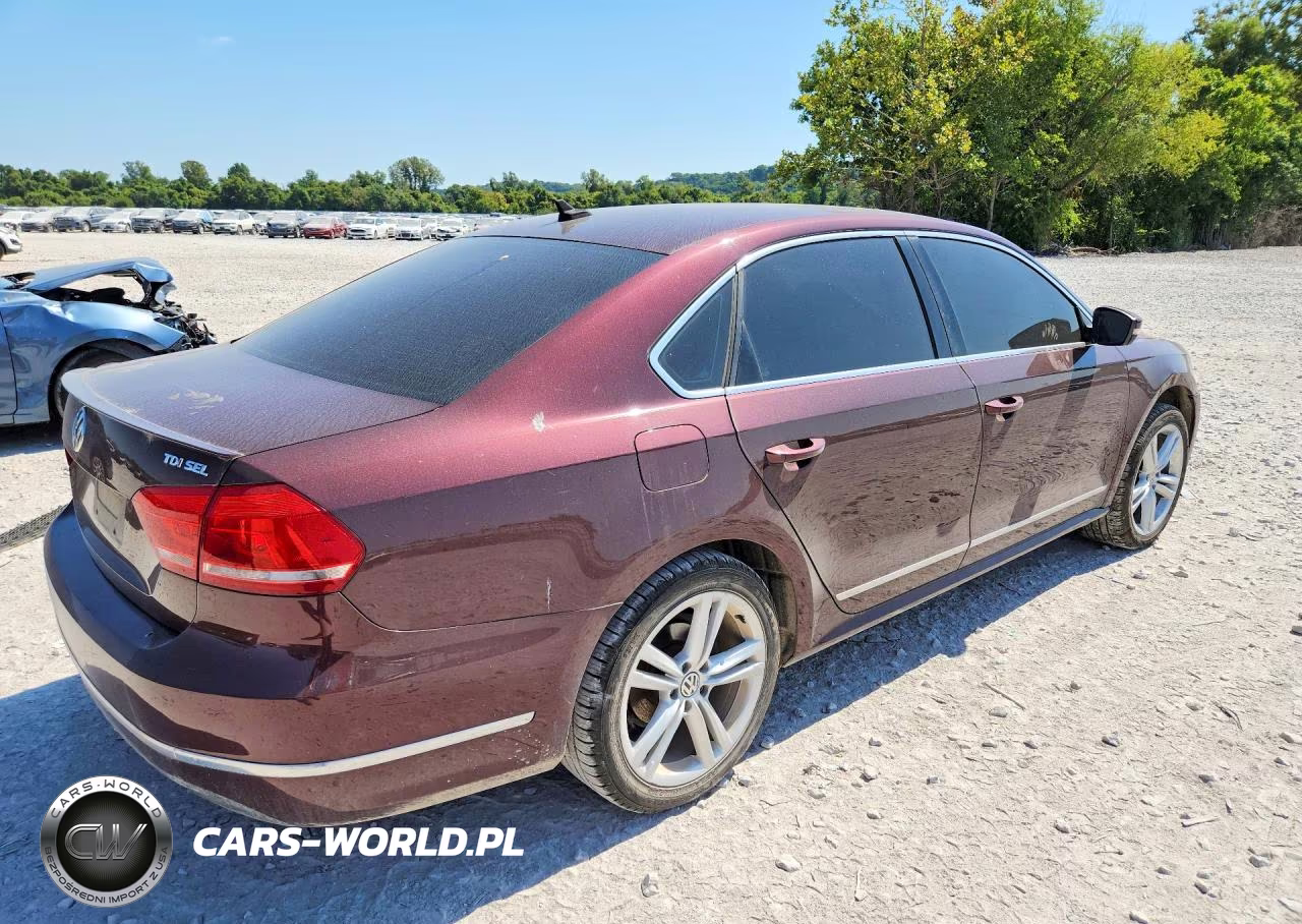 2013 Volkswagen Passat Sel VIN:1VWCN7A35DC141146 - 3