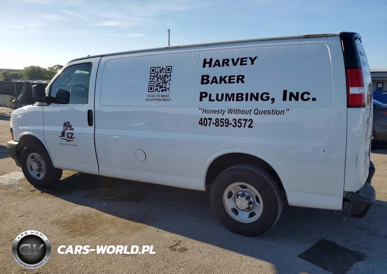 2019 Chevrolet Express G2500 VIN:1GCWGAFG0K1363752 - 2