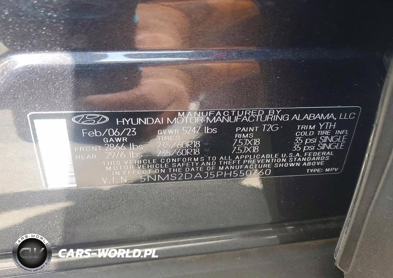 2023 Hyundai Santa Fe Sel VIN:5NMS2DAJ5PH550760 - 13