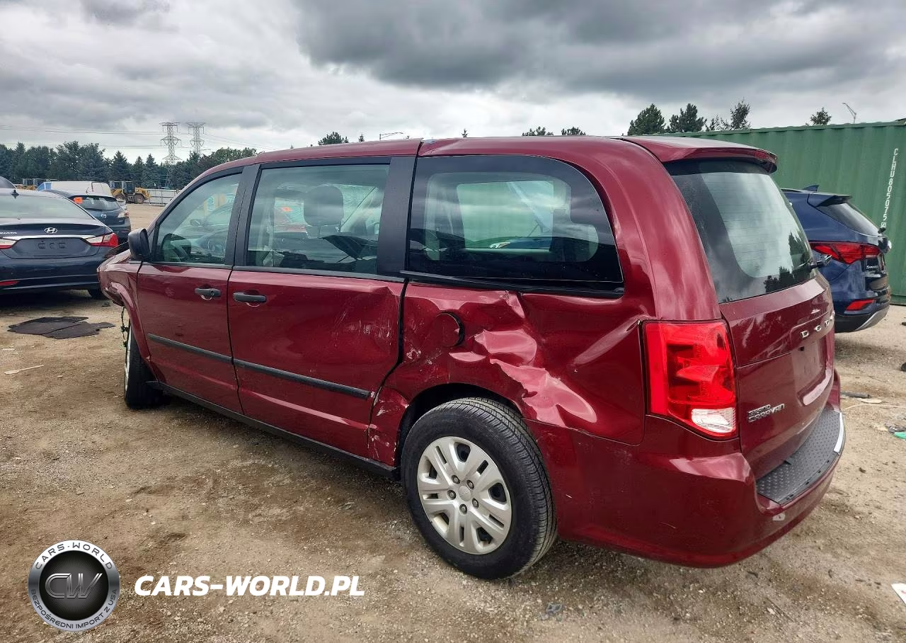 2016 Dodge Grand Caravan Se VIN:2C4RDGBG4GR130801 - 2