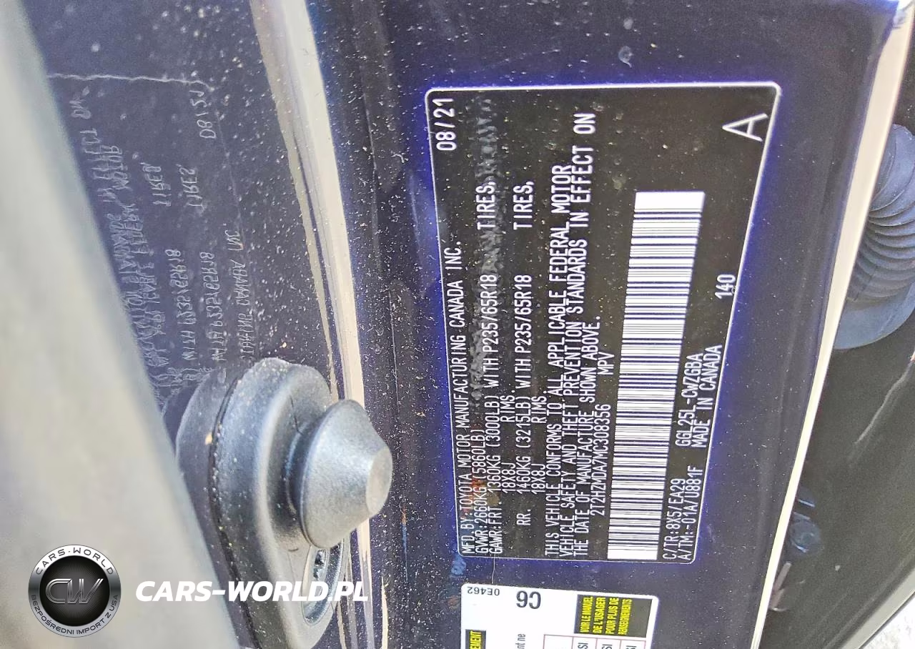 2021 Lexus Rx 350 VIN:2T2HZMDA7MC308356 - 14