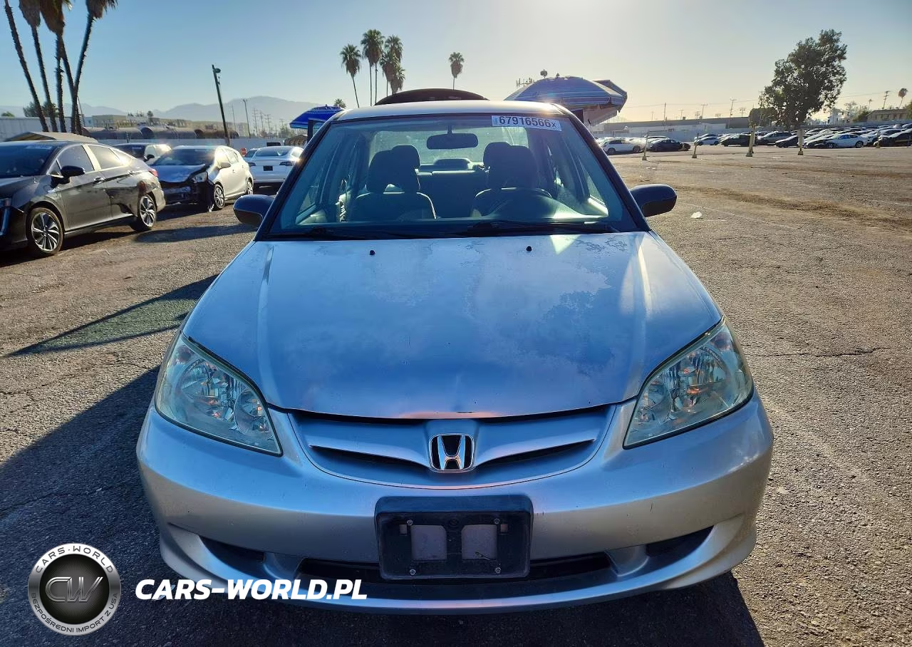 2004 Honda Civic Dx VIN:2HGES15104H582885 - 5
