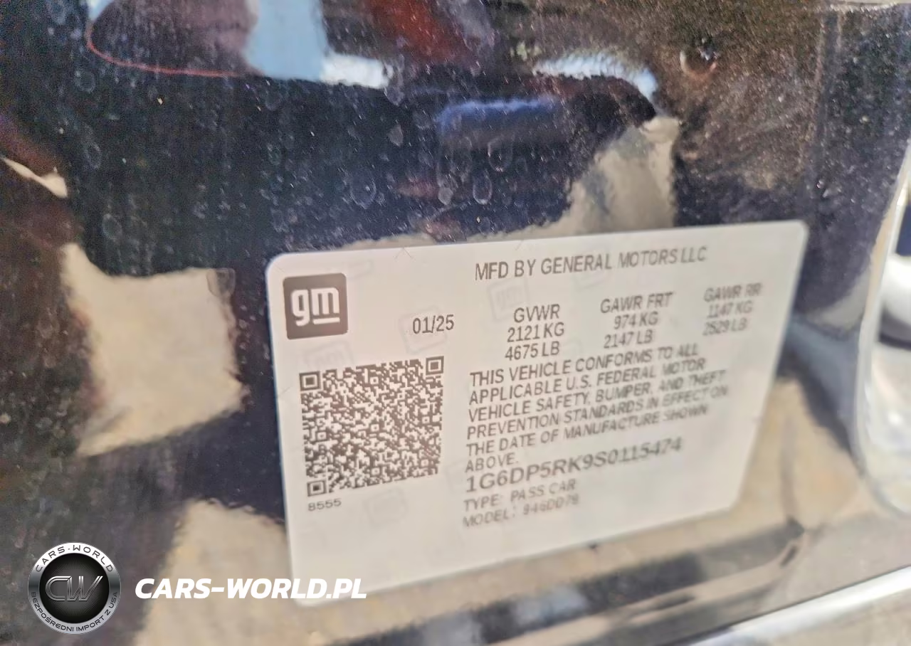 2025 Cadillac Ct5 Sport VIN:1G6DP5RK9S0115474 - 13
