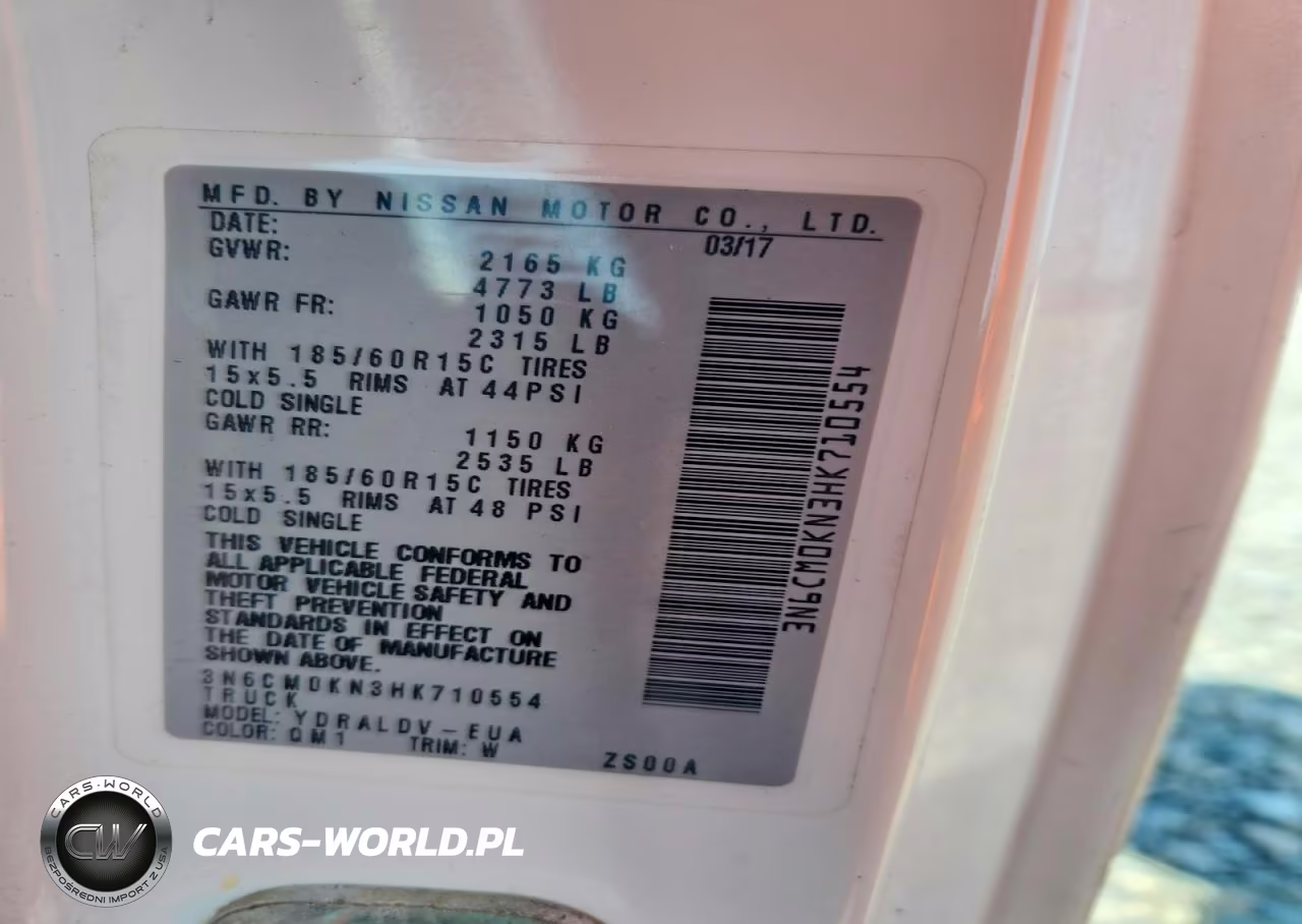 2017 Nissan Nv200 S VIN:3N6CM0KN3HK710554 - 13