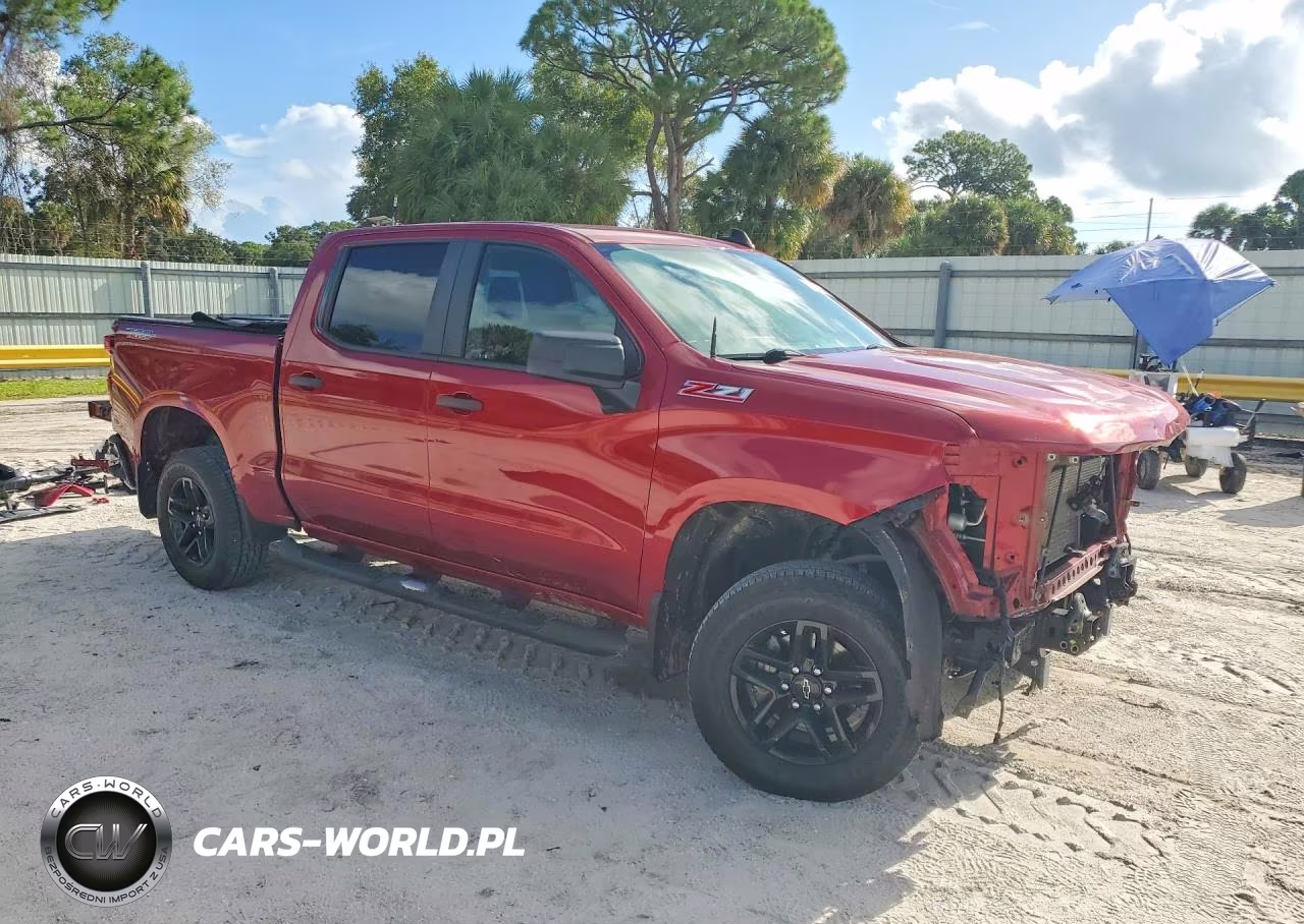 2021 Chevrolet Silverado K1500 Trail Boss Custom VIN:1GCPYCEF4MZ146795 - 4