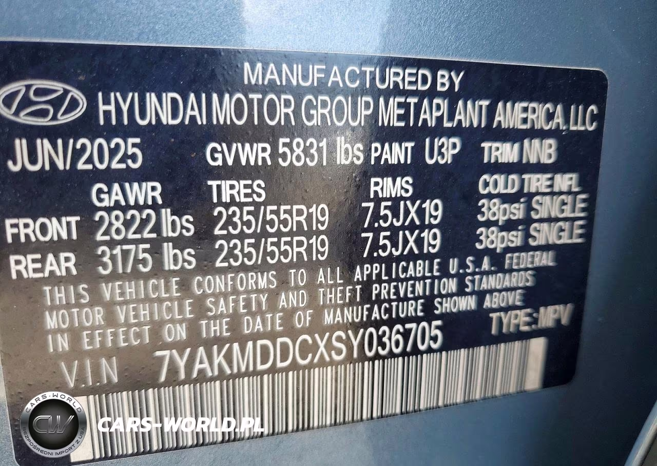 2025 Hyundai Ioniq 5 Se VIN:7YAKMDDCXSY036705 - 14