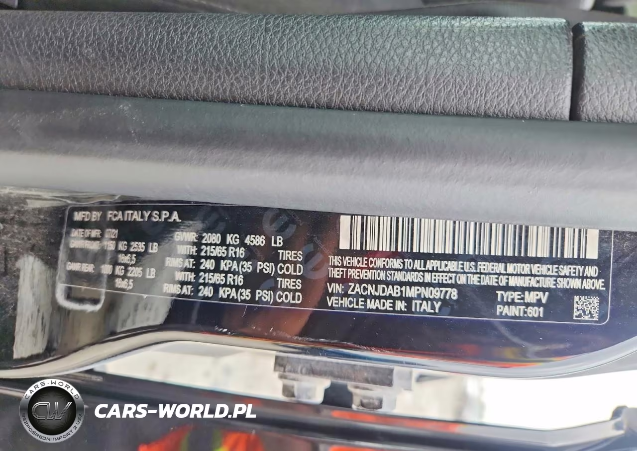 2021 Jeep Renegade Sport VIN:ZACNJDAB1MPN09778 - 13