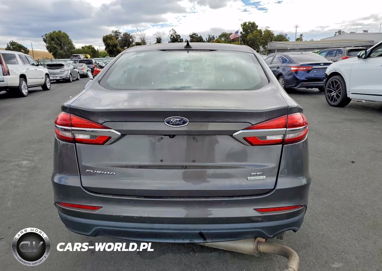 2019 Ford Fusion Se VIN:3FA6P0HD5KR115618 - 6