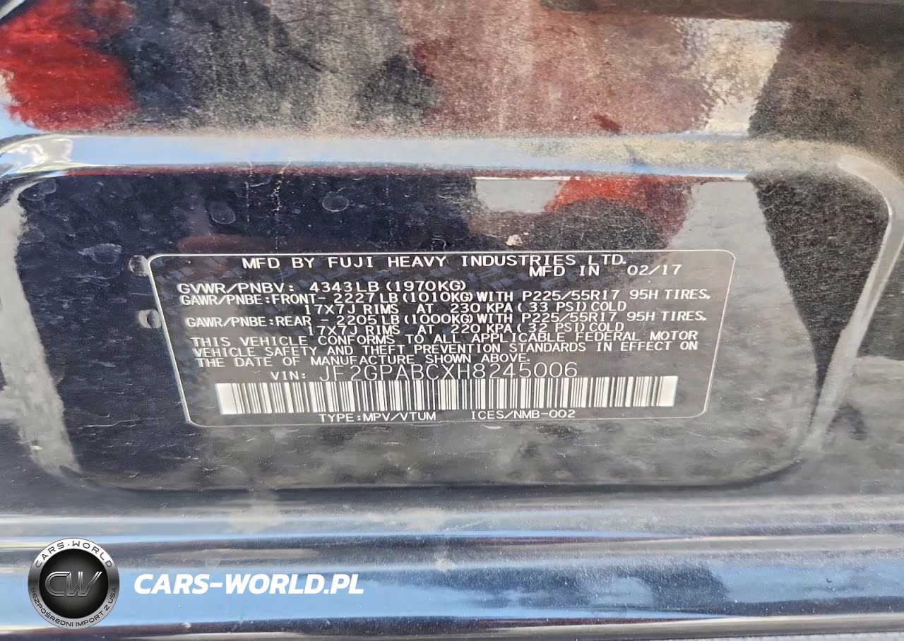 2017 Subaru Crosstrek VIN:JF2GPABCXH8245006 - 12