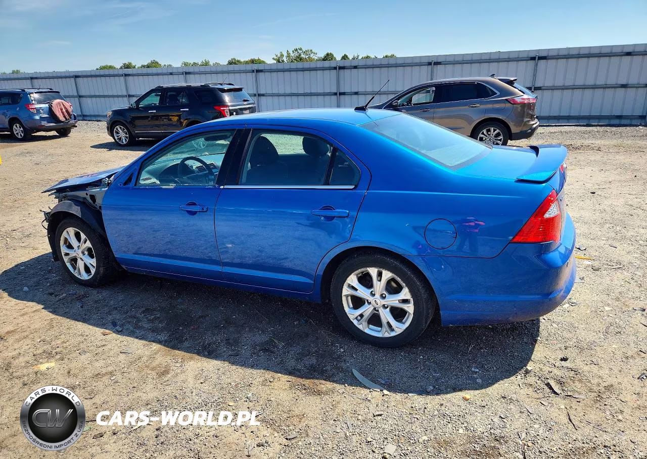 2012 Ford Fusion Se VIN:3FAHP0HA2CR103653 - 2