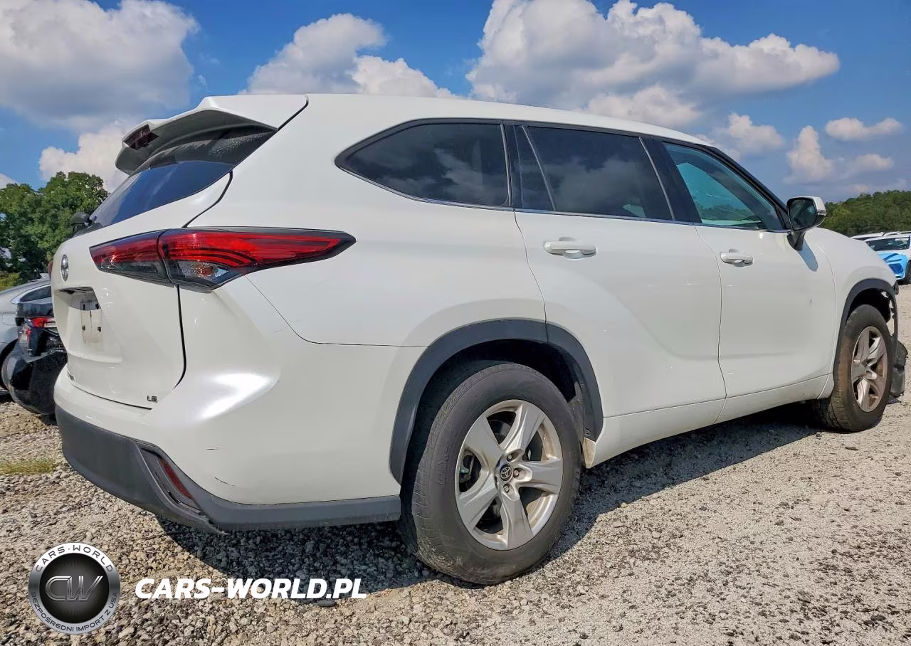 2022 Toyota Highlander Le VIN:5TDZZRAH6NS543587 - 3