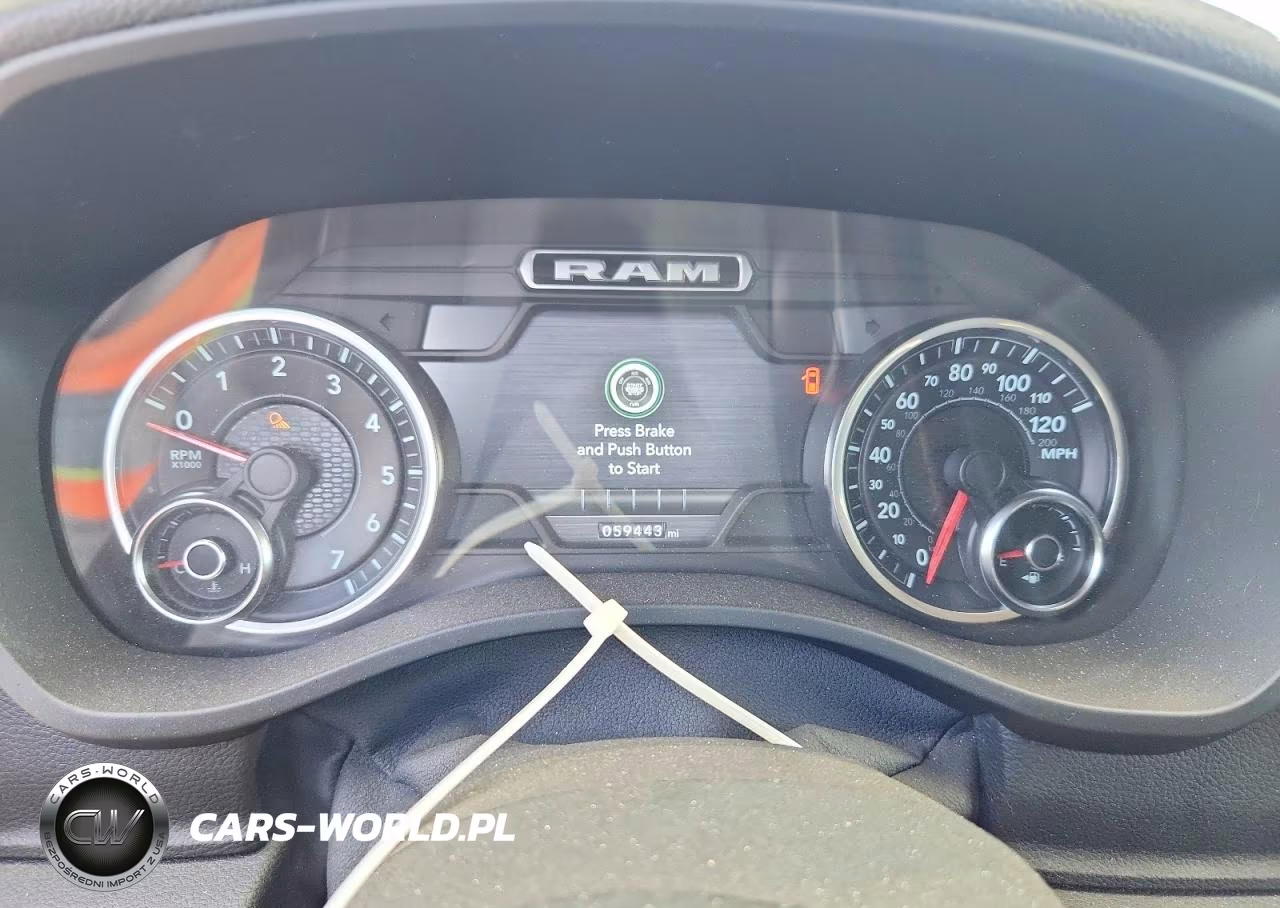 2019 Ram 1500 Laramie VIN:1C6SRFRT5KN662913 - 9