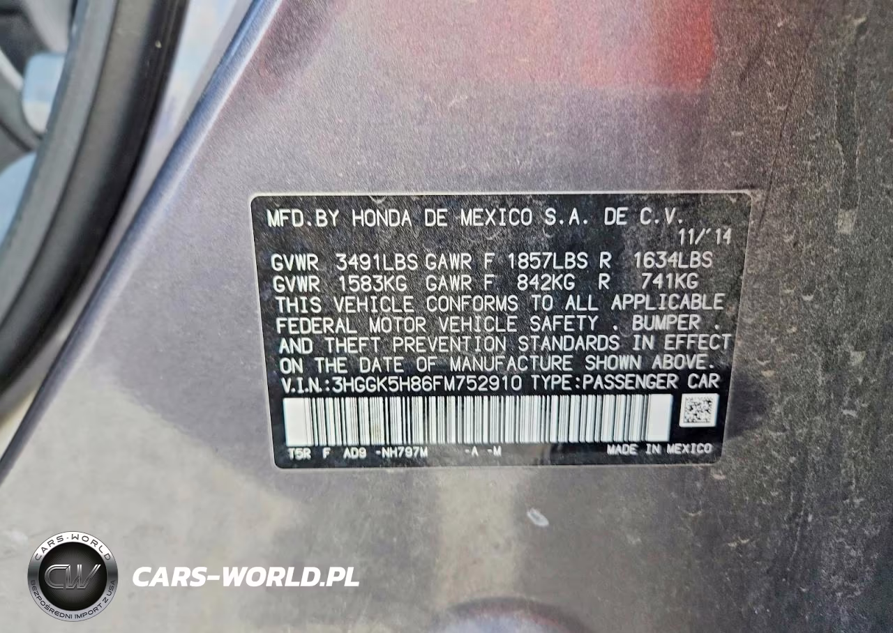 2015 Honda Fit Ex VIN:3HGGK5H86FM752910 - 12