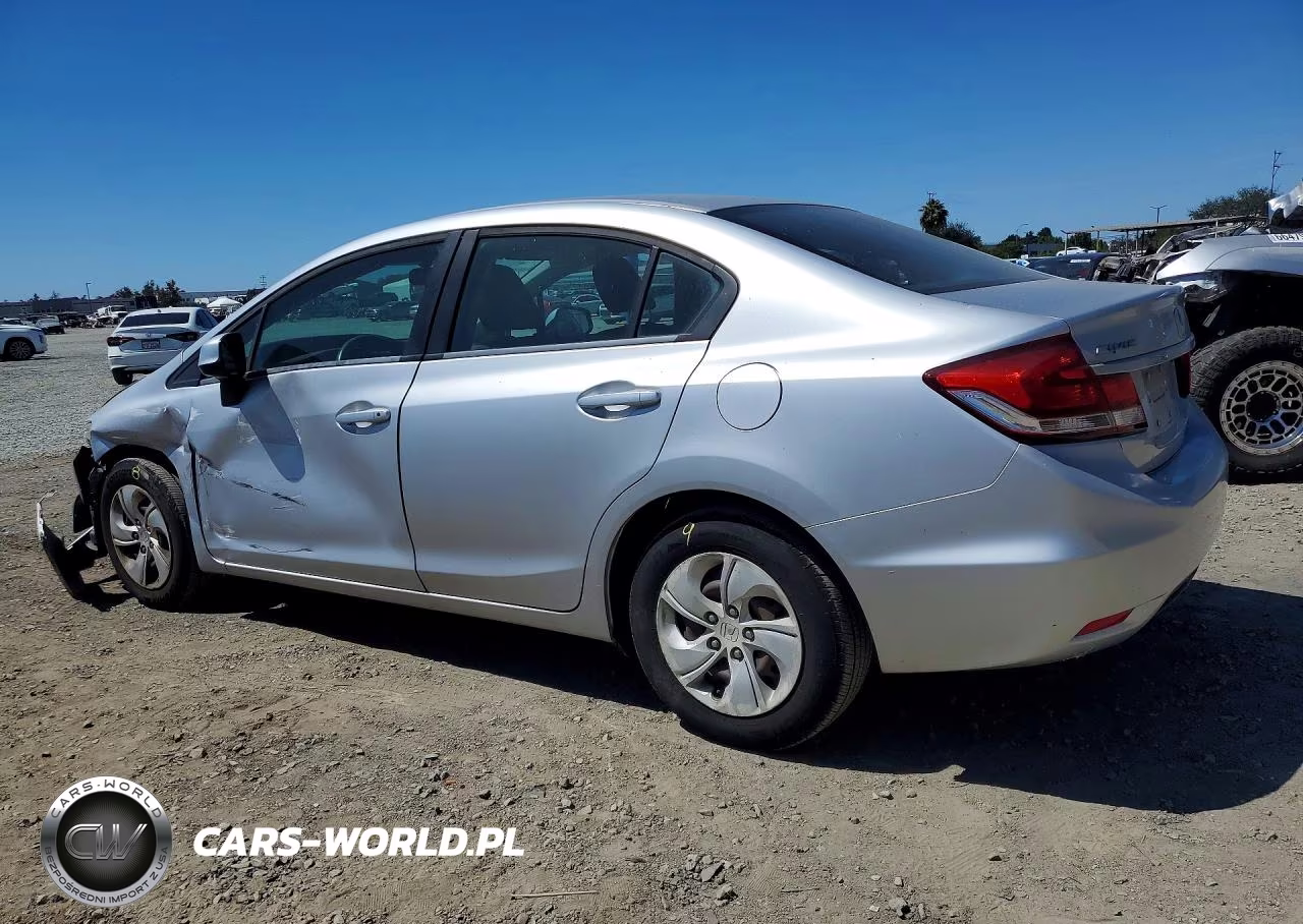 2013 Honda Civic Lx VIN:19XFB2F55DE271975 - 2